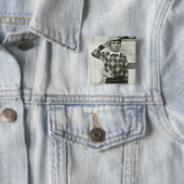 Junge mit einem Holzsäbel Button (Beispiel)