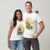 Junge mit einem Mädchen, das auf eines Rubiks T-Shirt (Unisex)