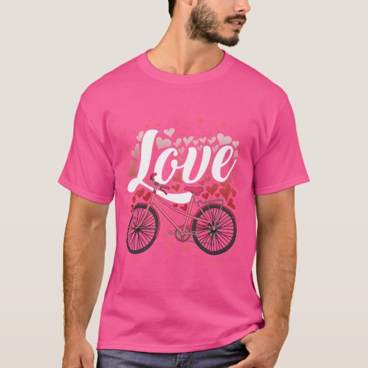 Junge mit Fahrradliebe T-Shirt (Vorderseite)