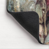 Junge mit Kaninchen Mousepad (Ecke)
