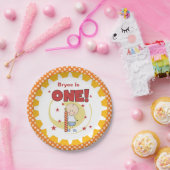 Junge mit Kerze 1. Geburtstag Teller (Party)