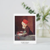 Junge mit Kirschen von Edouard Manet Postkarte (Stehend Vorderseite)