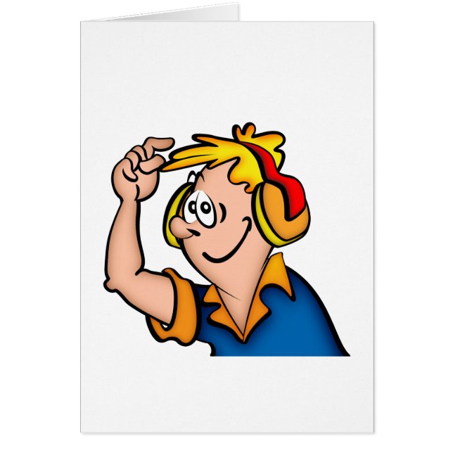 Junge mit Kopfhörer (Vorne)