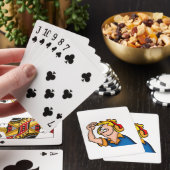 Junge mit Kopfhörer Spielkarten (In Situ)