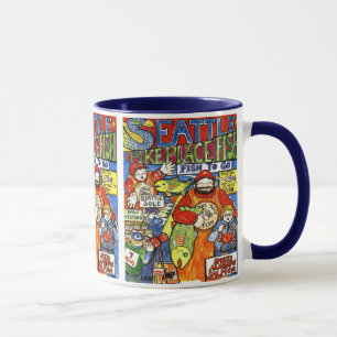 Junge mit Krabbe Tasse