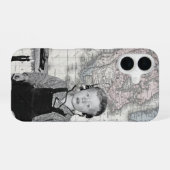 Junge mit Kristallradio-Set-Karte iPhone 16 Hülle (Rückseite (Horizontal))