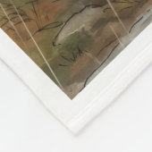 Junge mit Regenschirm und rotem Herz Kuschel-Fleec Fleecedecke (Ecke)
