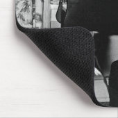 Junge mit Retro-Kristallradio-Set Mousepad (Ecke)