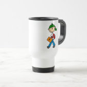 Junge mit Rucksack Reisebecher (VorderseiteRechts)