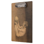 Junge mit Schädel (von Magnus Enckell) Klemmbrett (Links)