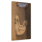 Junge mit Schädel (von Magnus Enckell) Klemmbrett (Rechts)