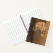 Junge mit Schädel (von Magnus Enckell) Notizblock (Innenseite)