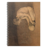 Junge mit Schädel (von Magnus Enckell) Notizblock (Vorderseite)