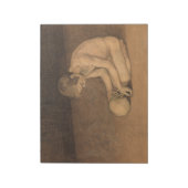 Junge mit Schädel (von Magnus Enckell) Notizblock (Rotiert)