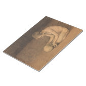 Junge mit Schädel (von Magnus Enckell) Notizblock (angewinkelt)