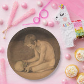 Junge mit Schädel (von Magnus Enckell) Pappteller (Party)