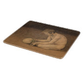Junge mit Schädel (von Magnus Enckell) Schneidebrett (Ecke)