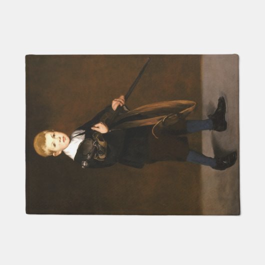 Junge mit Schwert (von Edouard Manet) Fußmatte (Vorderseite)