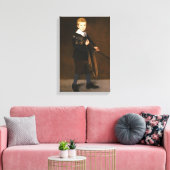 Junge mit Schwert (von Edouard Manet) Leinwanddruck (Insitu (Wohnzimmer))