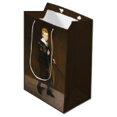 Junge mit Schwert (von Edouard Manet) Mittlere Geschenktüte (Vorderseite Schrägansicht)