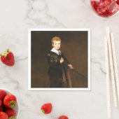 Junge mit Schwert (von Edouard Manet) Serviette (Beispiel)