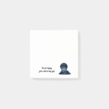 Junge mit Tränen Post-it