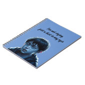 Junge mit Tränenheft Notizblock (Linke Seite)