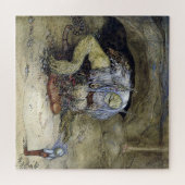 „Junge mit Troll“ von John Bauer Puzzle (Horizontal)