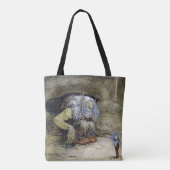 „Junge mit Troll“ von John Bauer Tasche (Rückseite)