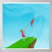 Junge mit Trumpet Poster (Vorne)