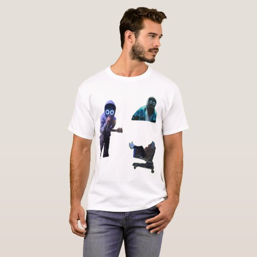 Junge mit uke ukele T-Shirt (Vorne ganz)