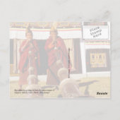 Junge Mönche, die in Sakkim, Indien, Gyalalgen bla Postkarte (Rückseite)