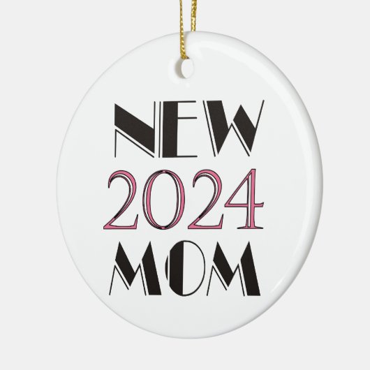 junge Mutter 2024 Keramik Ornament (Links)