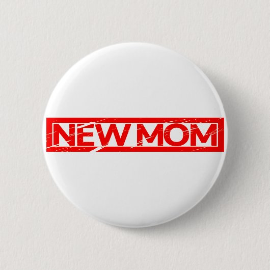 Junge Mutter Briefmarke Button (Vorderseite)