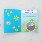 Junge Mutter des Muttertags Karte (Innenseite)