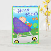 Junge Mutter des Muttertags Karte (Gelbe Blume)