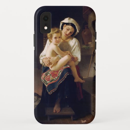 Junge Mutter, die ihr Kind anscheut Case-Mate iPhone Hülle (Rückseite)