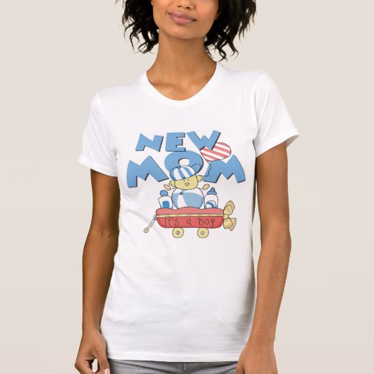 Junge Mutter Es ist ein Boy Tshirts und Geschenke (Vorderseite)