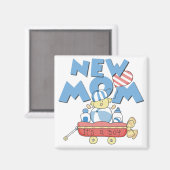 Junge Mutter Es ist ein Boy Tshirts und Geschenke Magnet (Vorderseite/Rückseite)