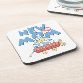 Junge Mutter Es ist ein Junge Geschenke Getränkeuntersetzer (Linke Seite)