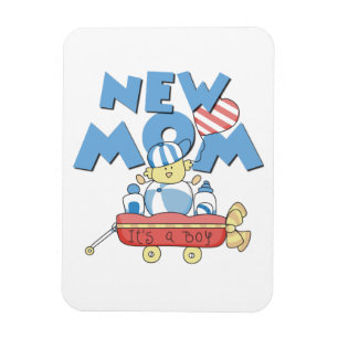 Junge Mutter Es ist ein Junge Geschenke Magnet