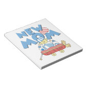 Junge Mutter Es ist ein Junge Geschenke Notizblock (angewinkelt)