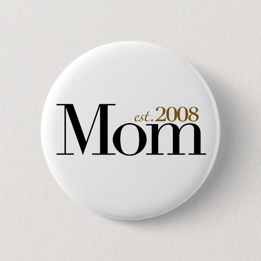 Junge Mutter Est 2008 Button (Vorderseite)