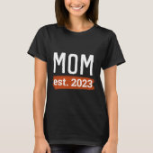 Junge Mutter - EST.2020 T-Shirt (Vorderseite)