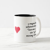 Junge Mutter Geschenk, Mami, Personalisierte Kaffe Zweifarbige Tasse (VorderseiteRechts)