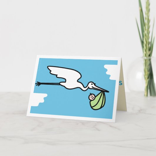 Junge Mutter Glückwunschkarte Karte (Vorderseite)