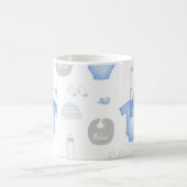 Junge Mutter Jahr mit dem Namen des Kindes Kaffeetasse (Mittel)