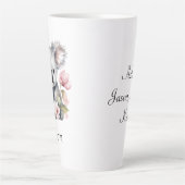 Junge Mutter Koala Bear Floral Milchtasse (Vorderseite)
