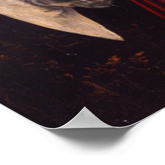 Junge Mutter mit Kind Poster (Ecke)