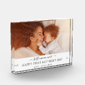 Junge Mutter Muttertag Personalisiertes Foto Plaqu (Links)